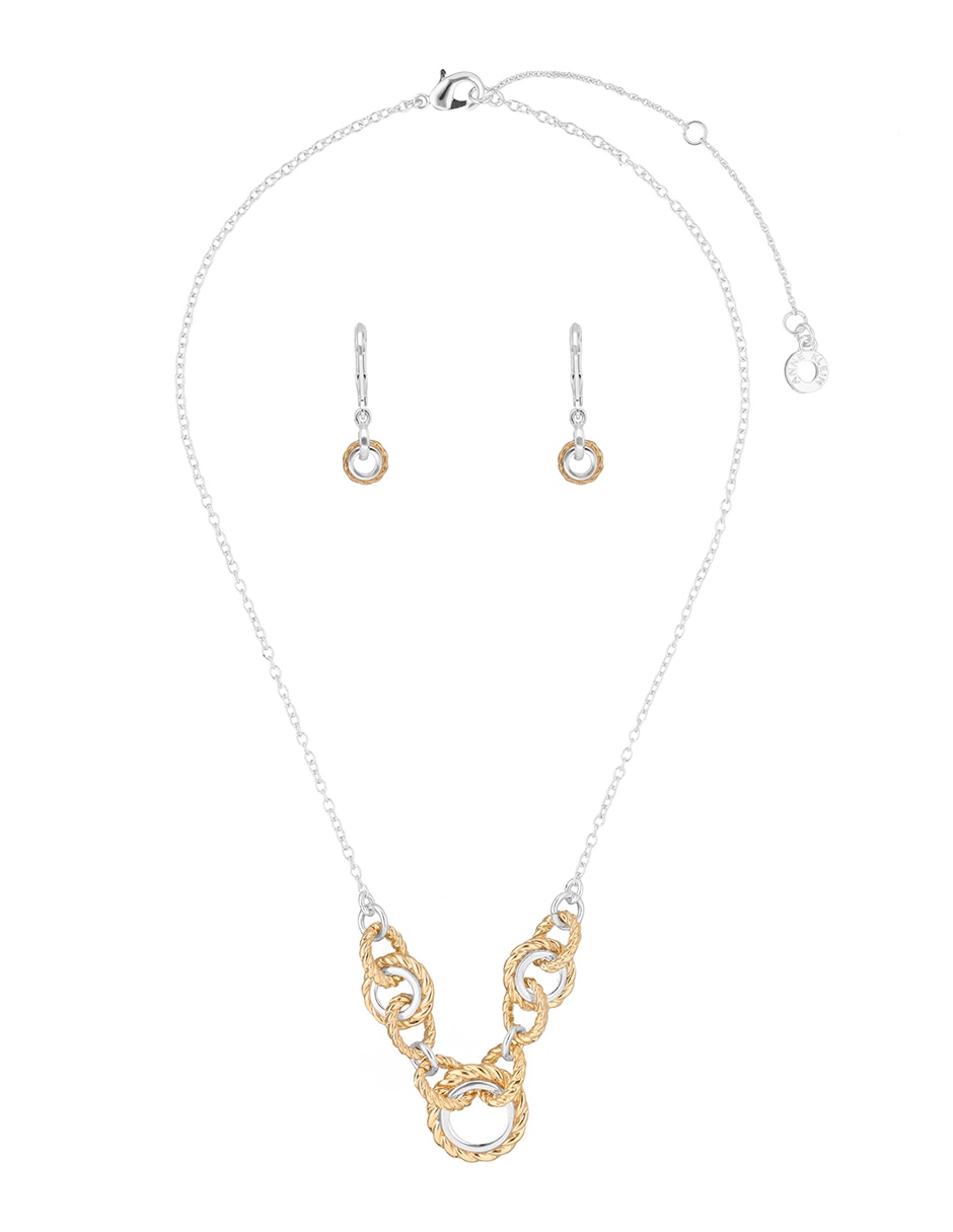 Aretes y collar cristal Aretes y collar cristal