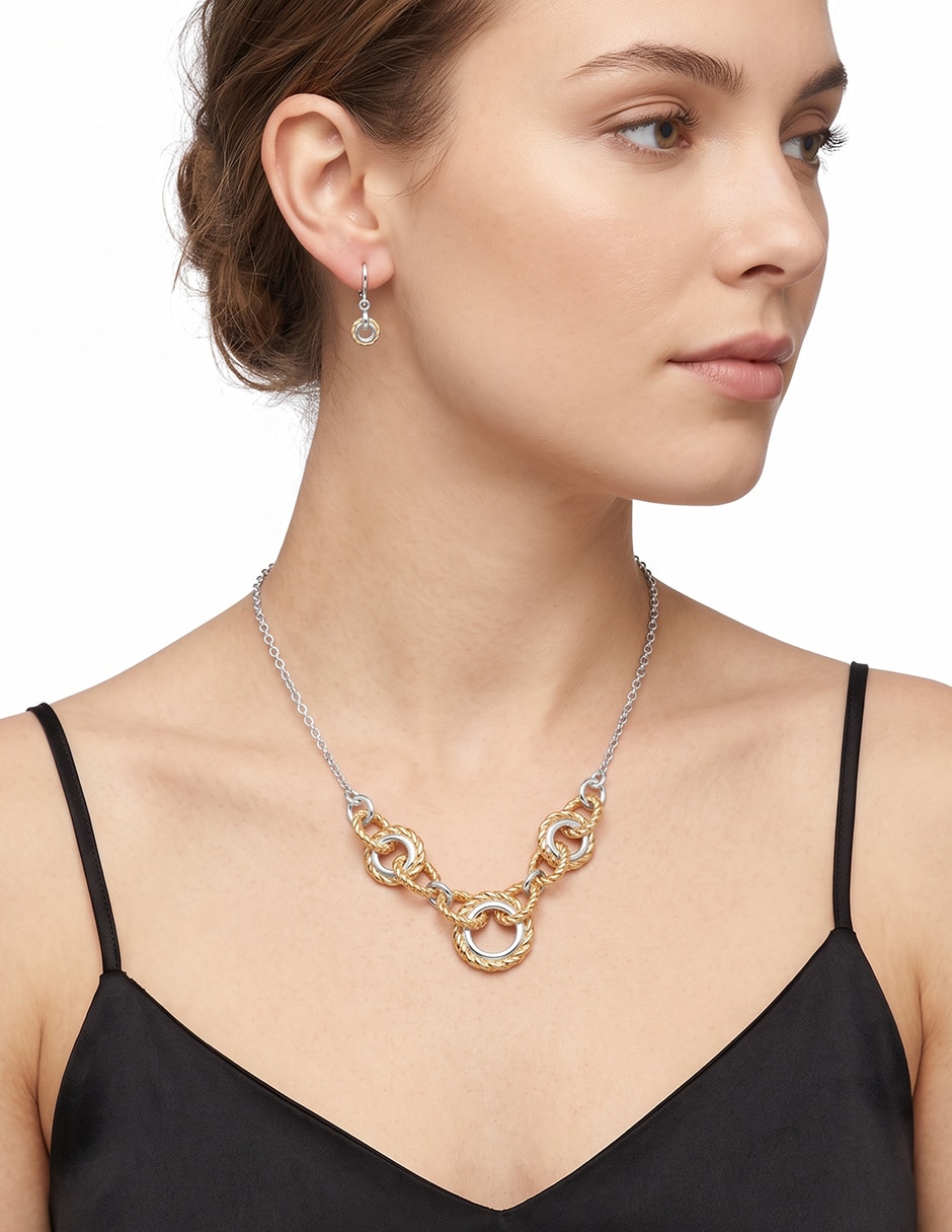 Aretes y collar cristal 2