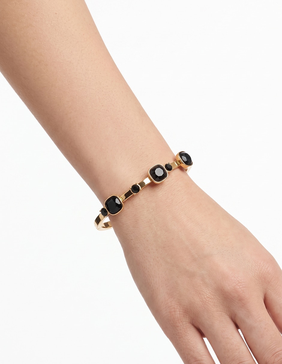 Pulsera con cristal Raeya acabado pavé 2