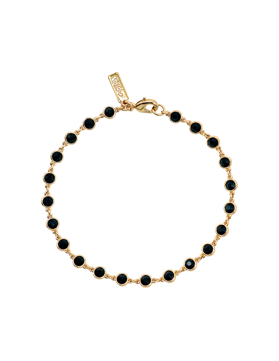 Pulsera de metal con cristal 1
