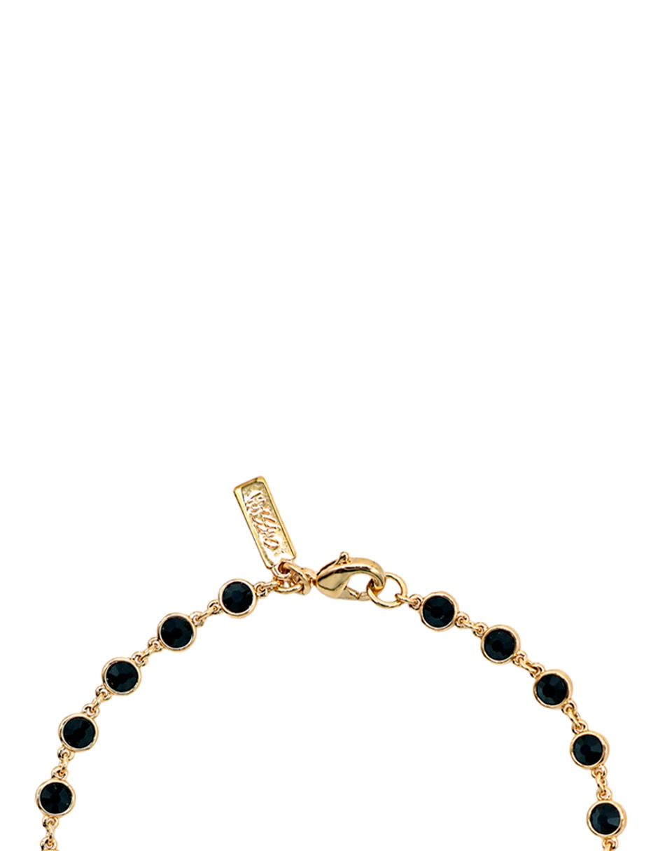 Pulsera de metal con cristal 2