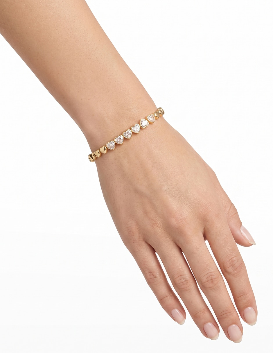 Pulsera de aleación de metal con cristal tiana 2