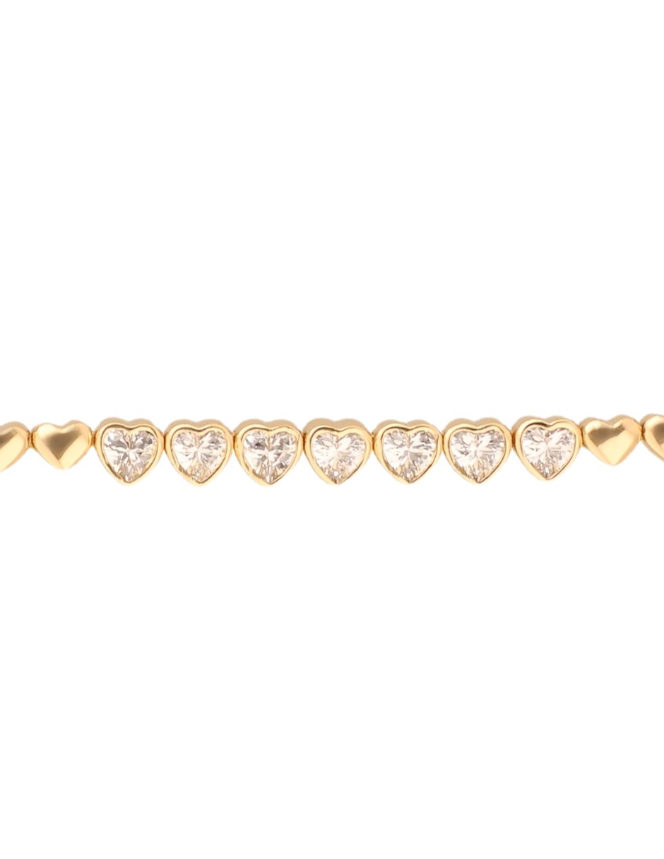 Pulsera de aleación de metal con cristal tiana 4