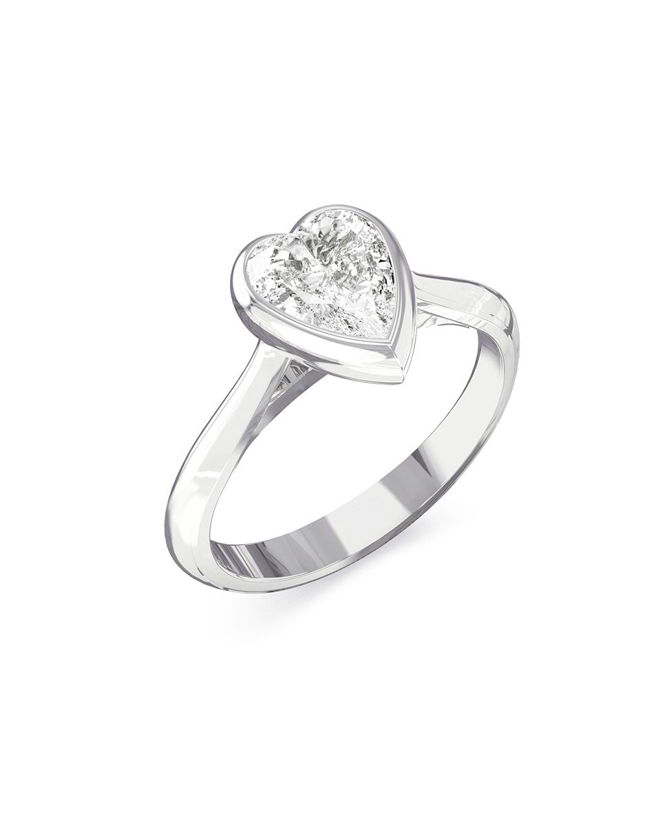 Anillo de corazón crystal love circonita brillante 1