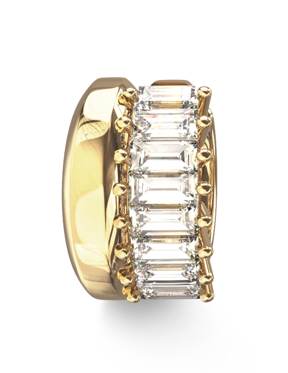 Broqueles les baguettes con acabado brillante cristal 3
