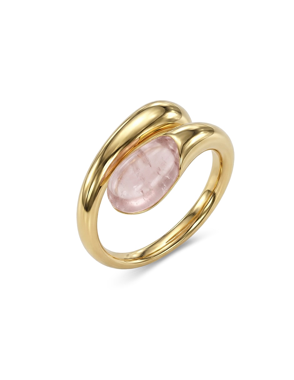 Anillo redondo True Colors circonita brillante