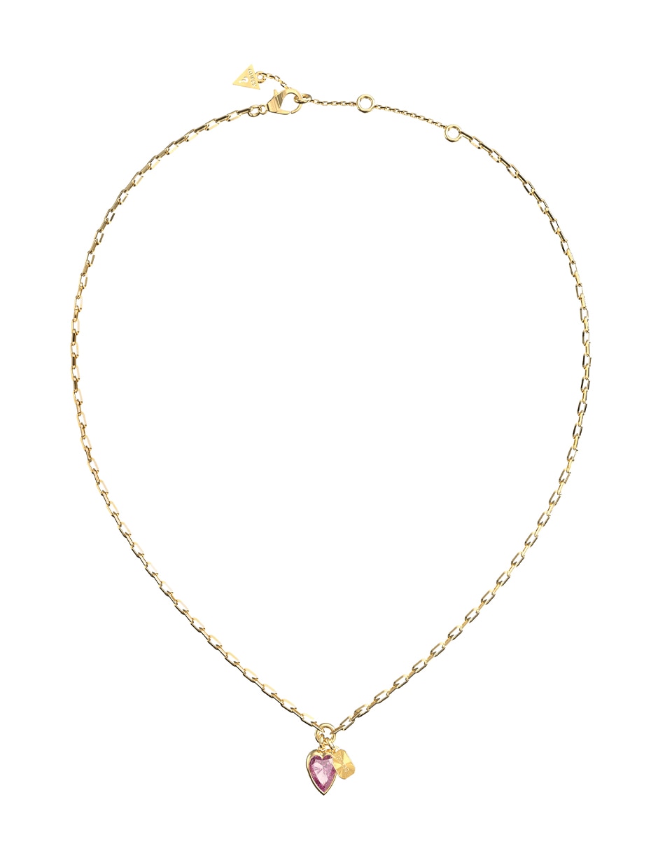 Collar de corazón guess crystal love