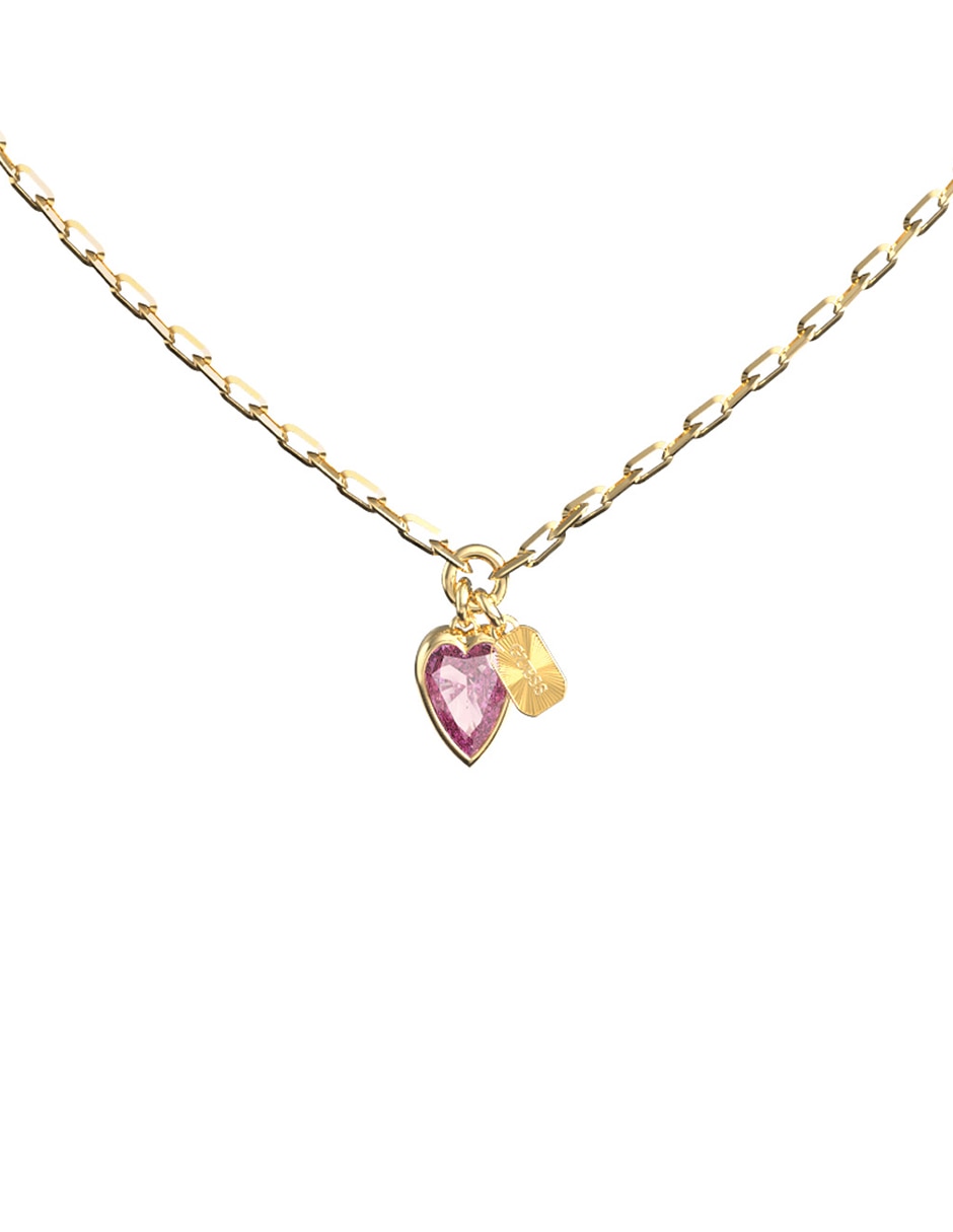 Collar de corazón guess crystal love