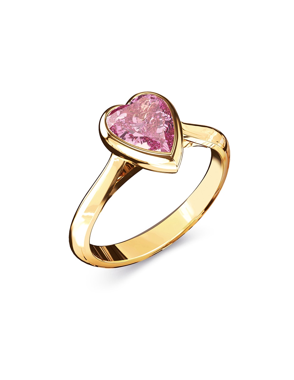 Anillo de corazón crystal love circonita brillante 1