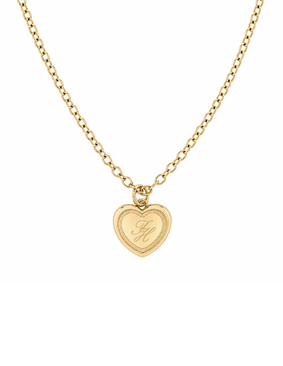 Collar con dije de corazón Heart Charms Collar con dije de corazón Heart Charms