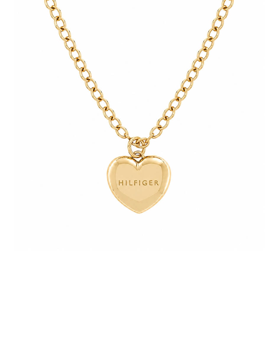 Collar con dije de corazón Heart Charms 3