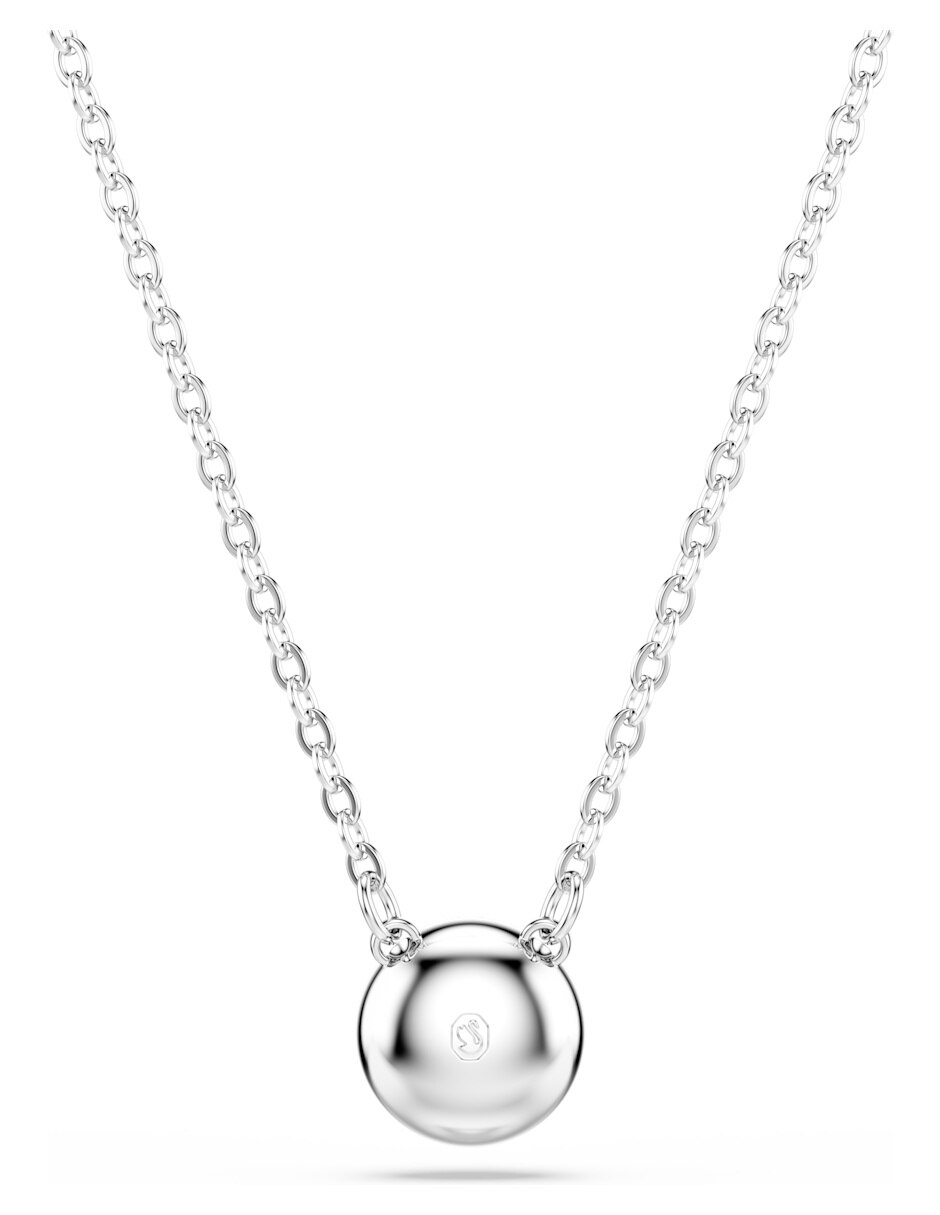 Collar con dije de una de rodio 4