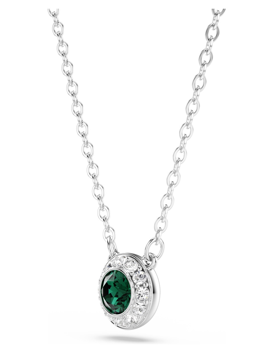 Collar con dije de una de rodio 3