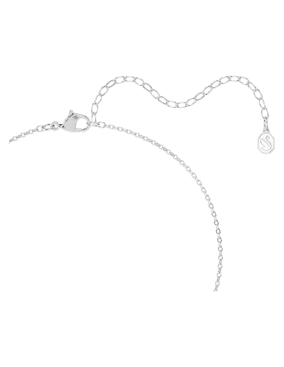 Collar con dije de una de rodio 2