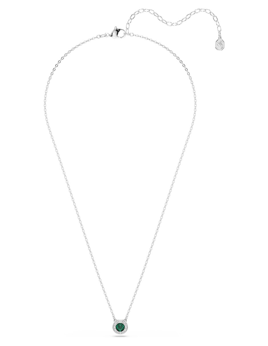 Collar con dije de una de rodio 6