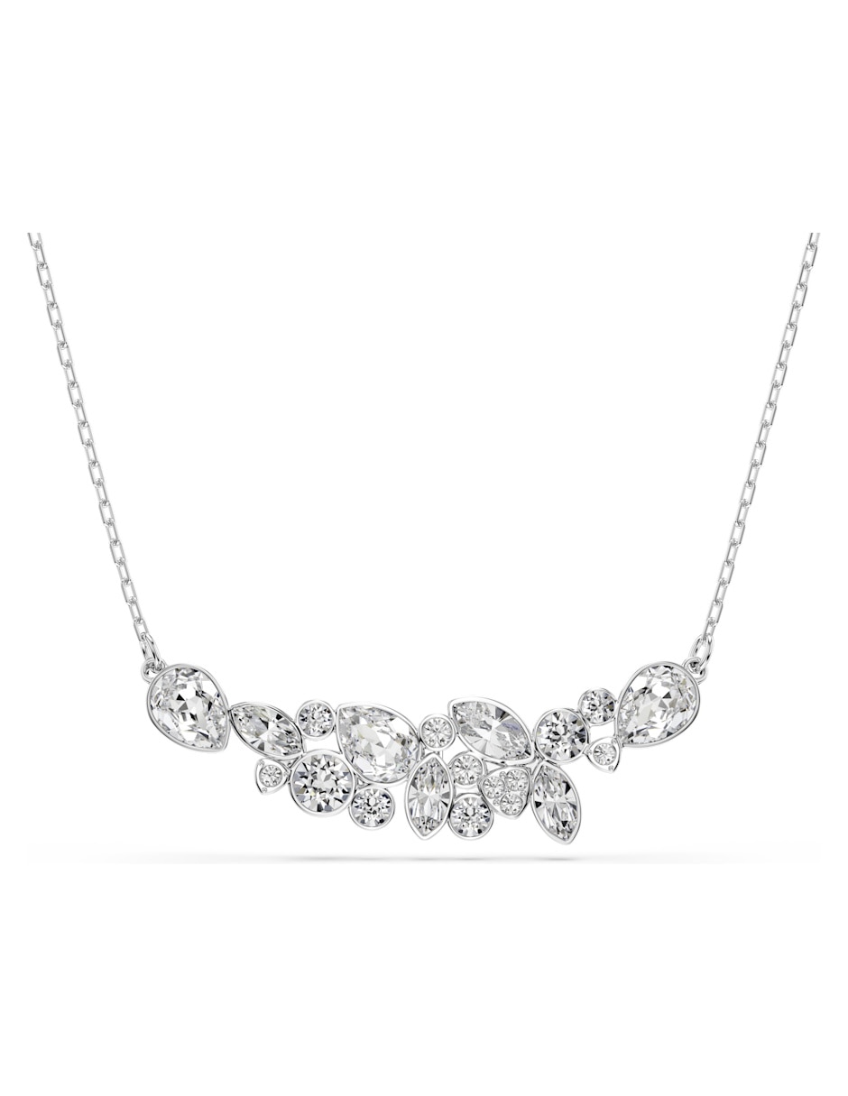 Collar con dije de diapason de rodio