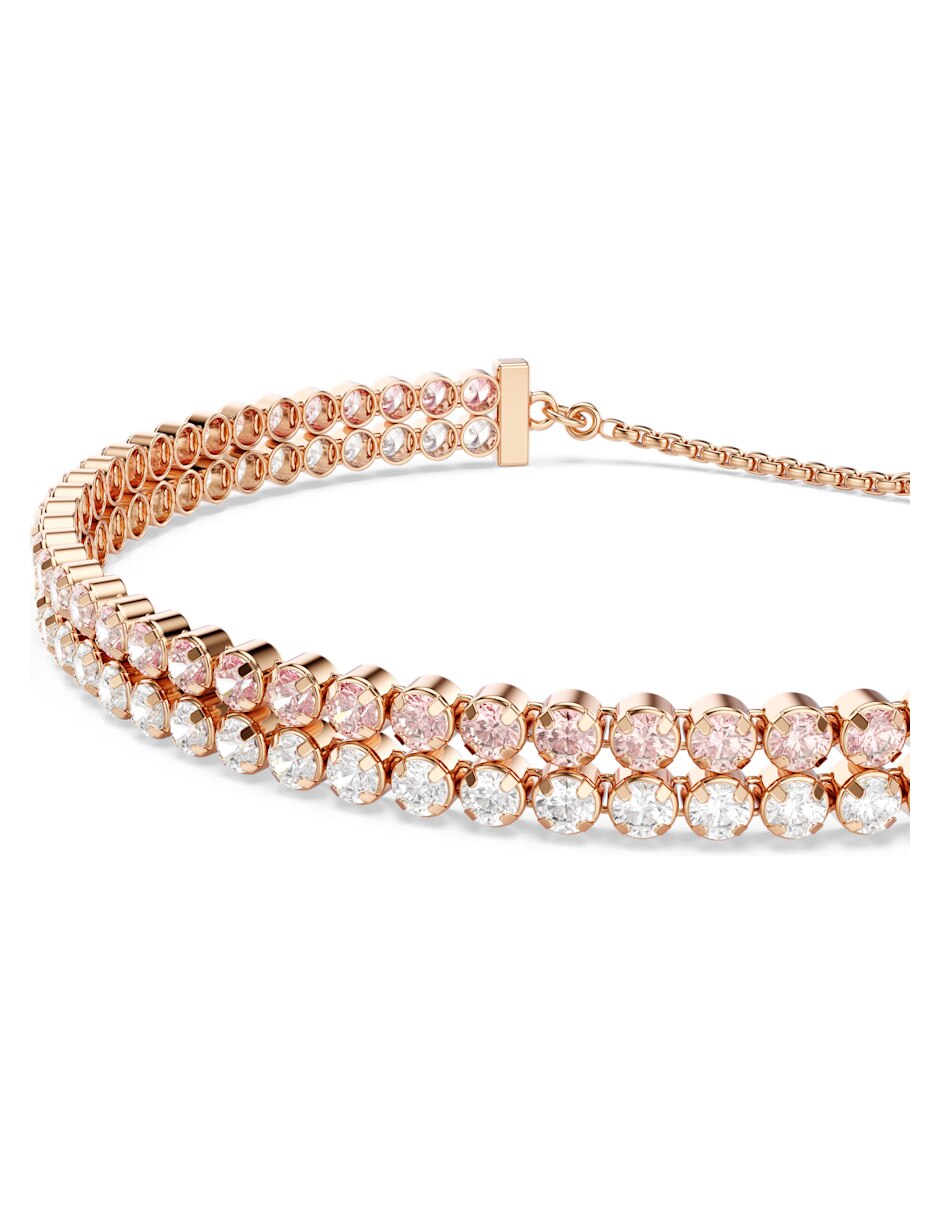 Pulsera de metal con swarovski matrix 2