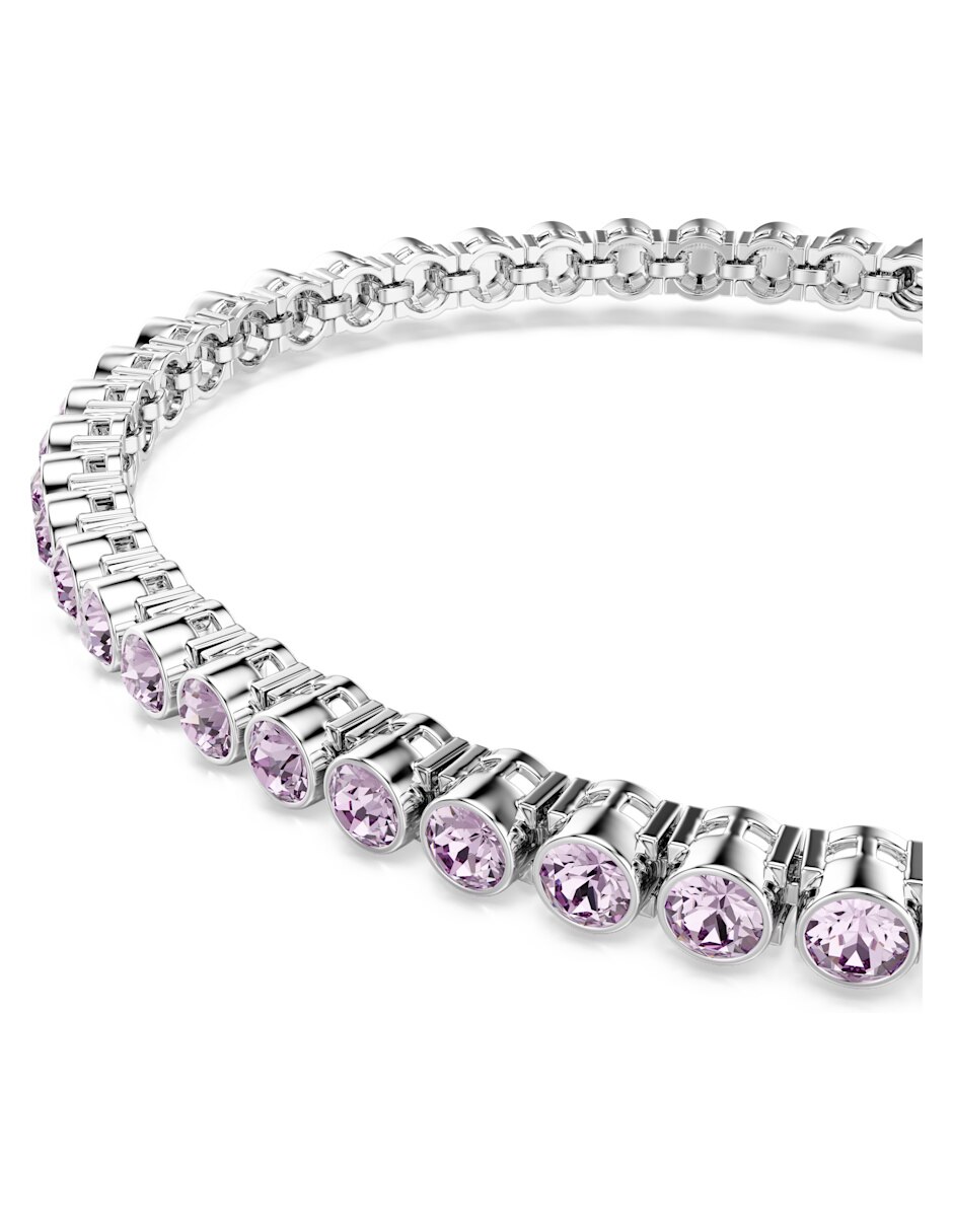Pulsera de rodio con swarovski imber 3