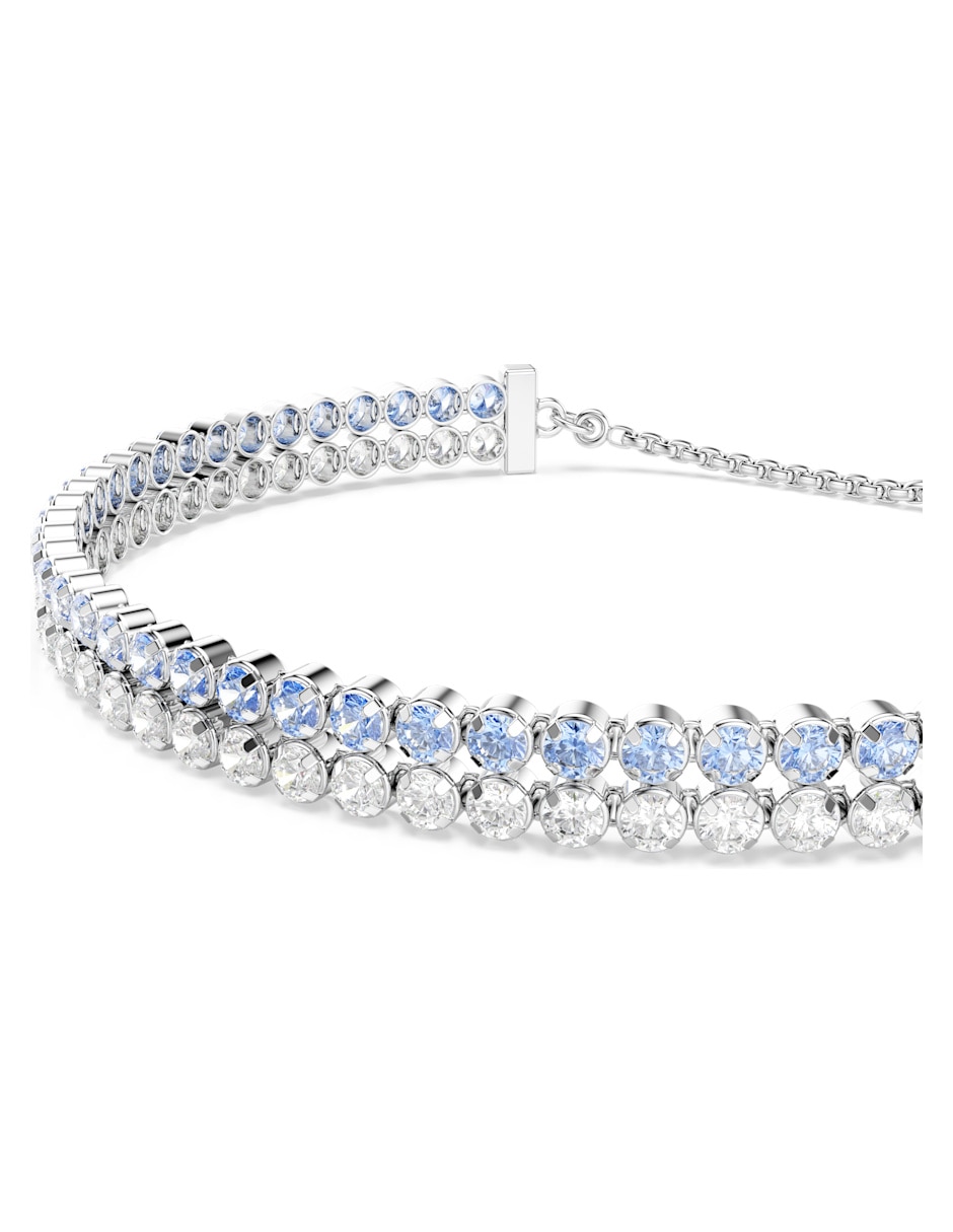 Pulsera de rodio con swarovski matrix 4