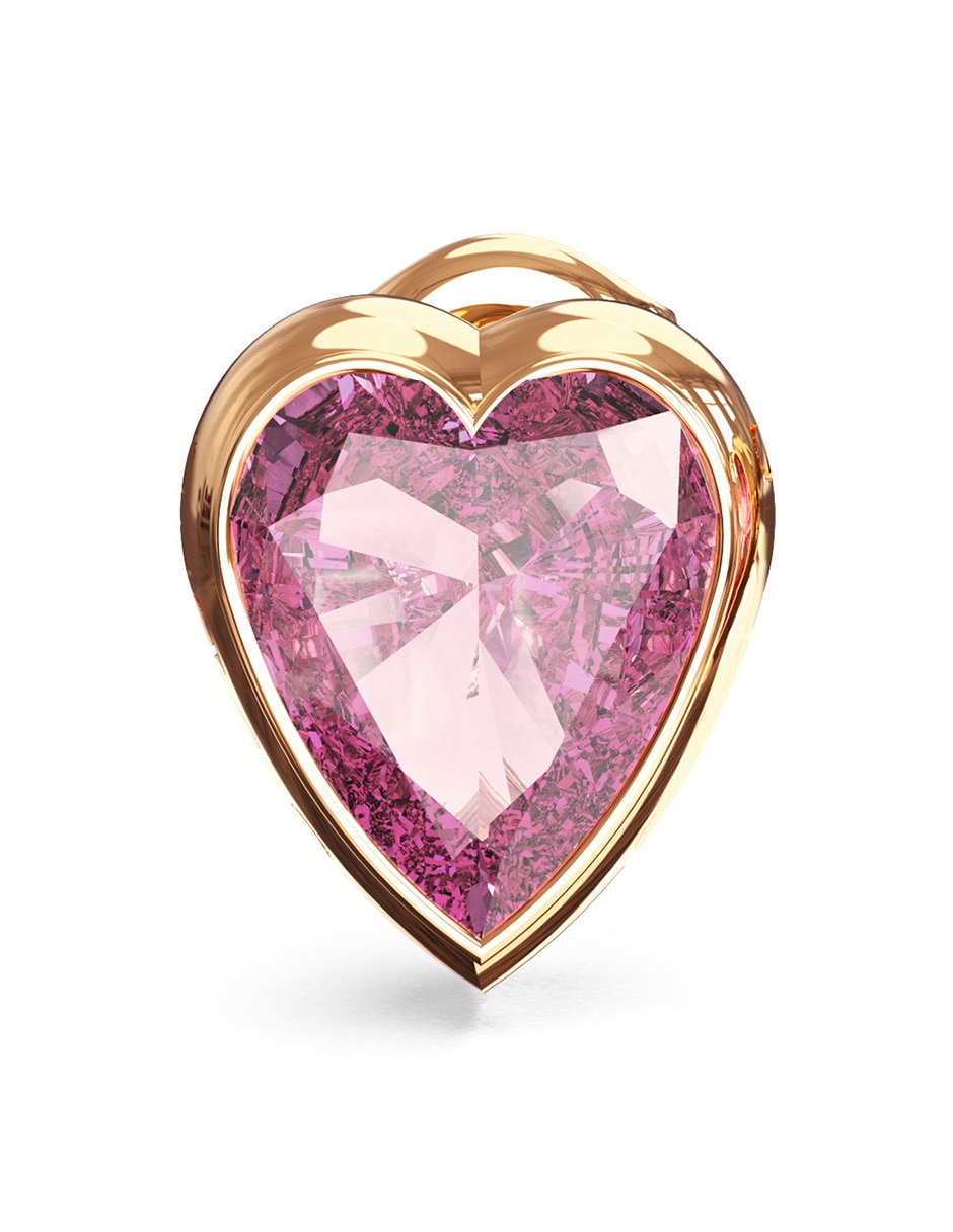 Broqueles de corazón Crystal Love con acabado brillante 3