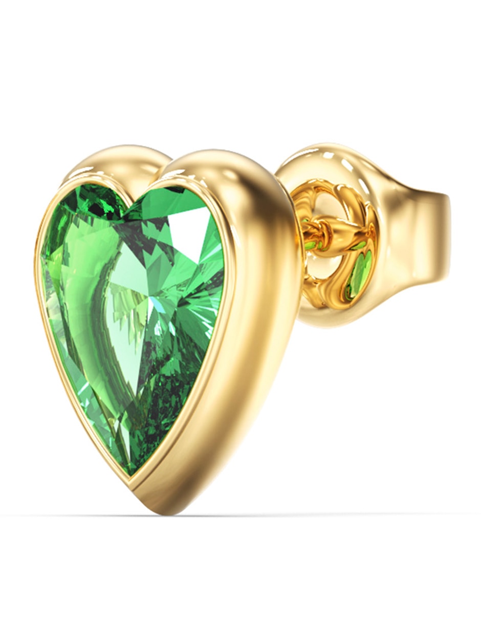 Broqueles de corazón Crystal Love con acabado brillante 2