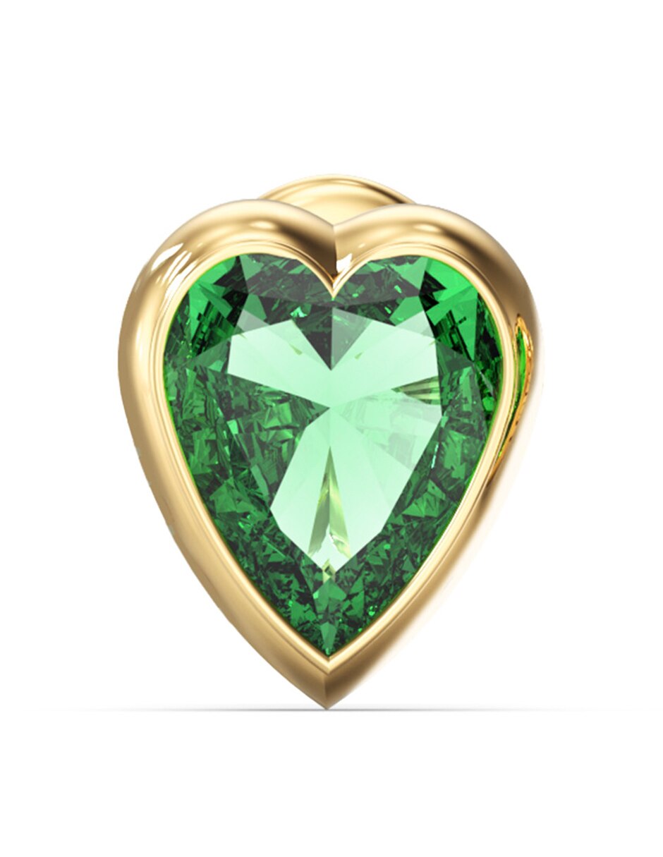 Broqueles de corazón Crystal Love con acabado brillante 3