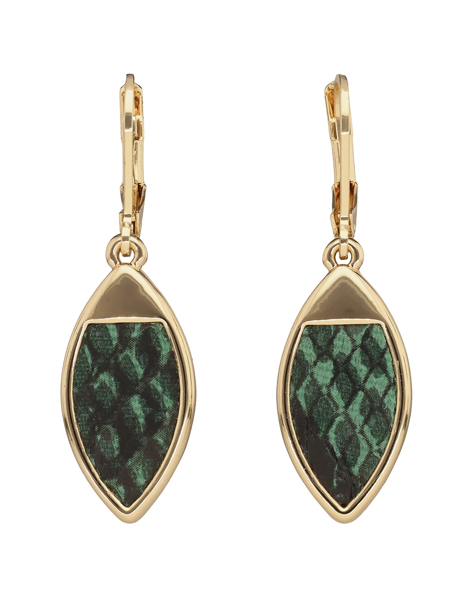 Aretes de gota con acabado brillante Aretes de gota con acabado brillante