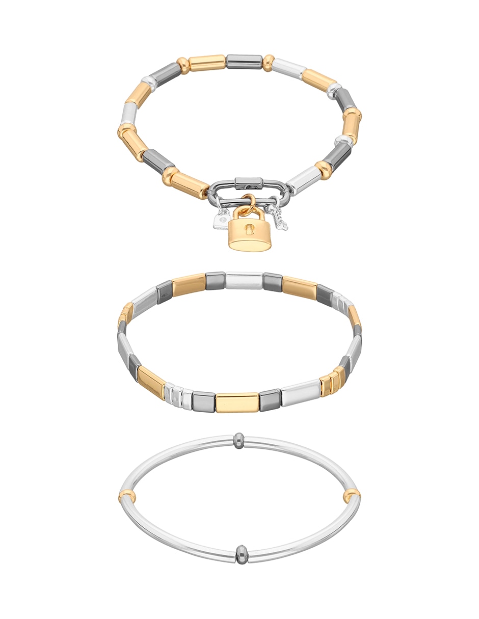 Set Pulsera Box acabado pulido