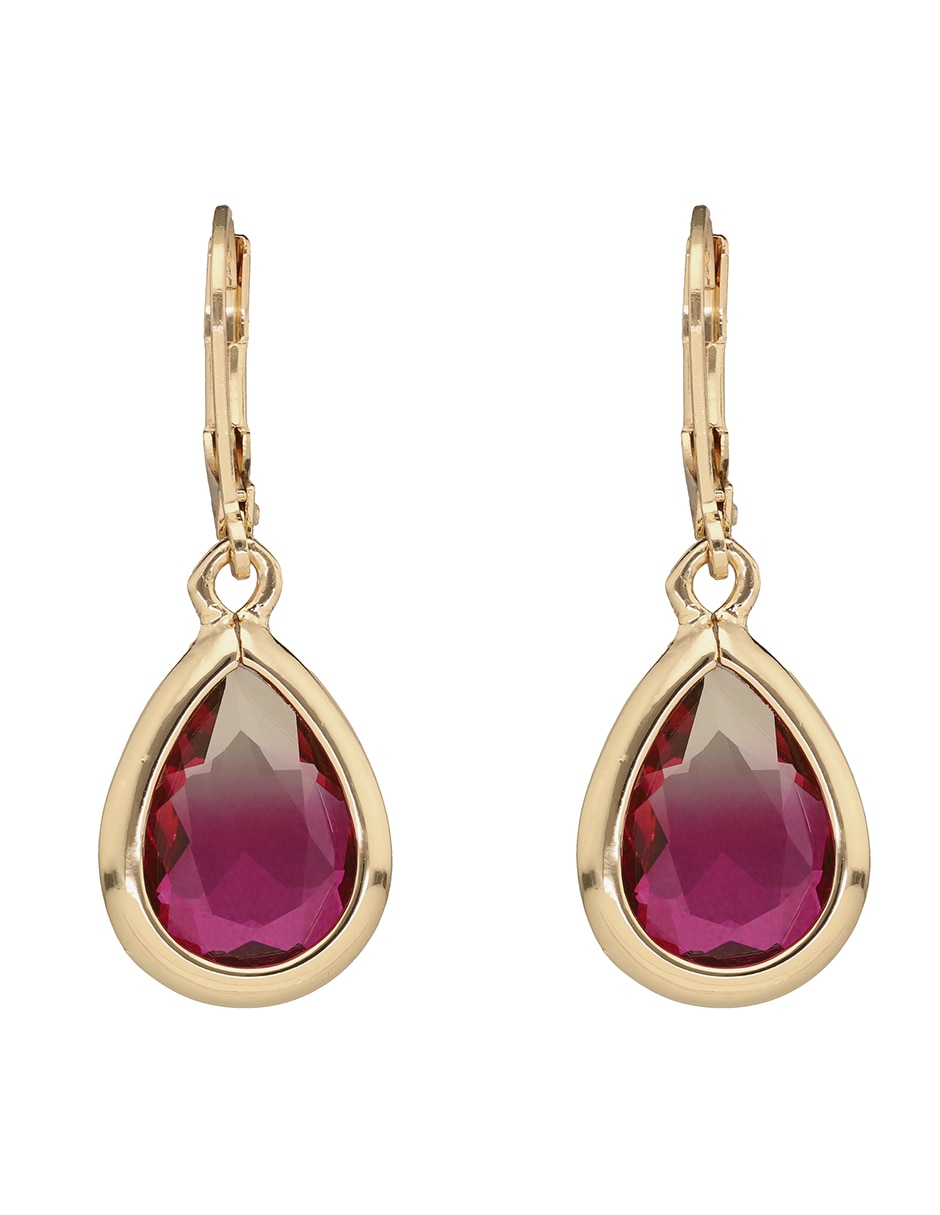 Aretes de gota Color Ombre Update M26 con acabado pulido