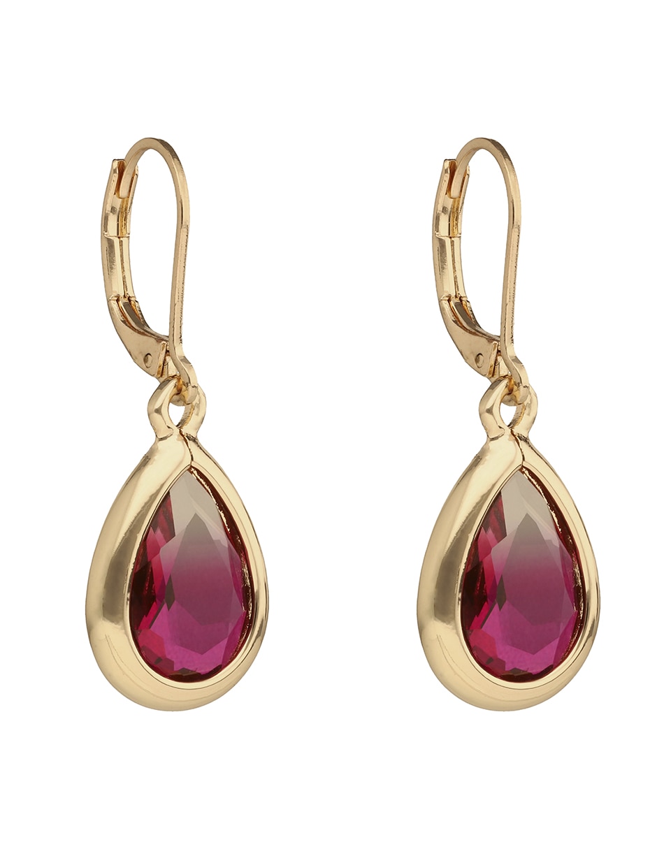 Aretes de gota Color Ombre Update M26 con acabado pulido 2