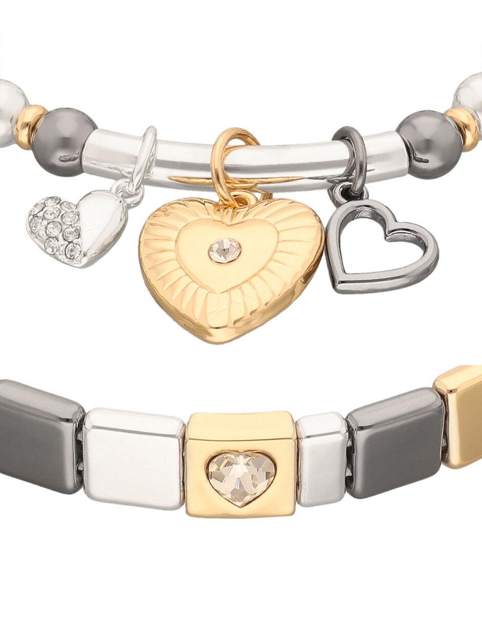 Set pulsera Nine Wes Box acabado pulido 3