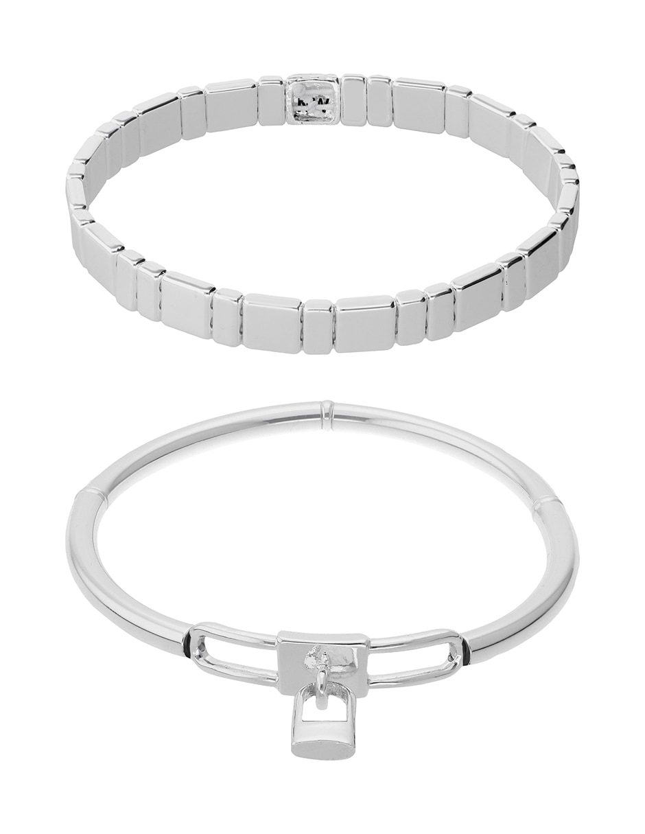 Pulsera con Silver Hardware acabado pulido