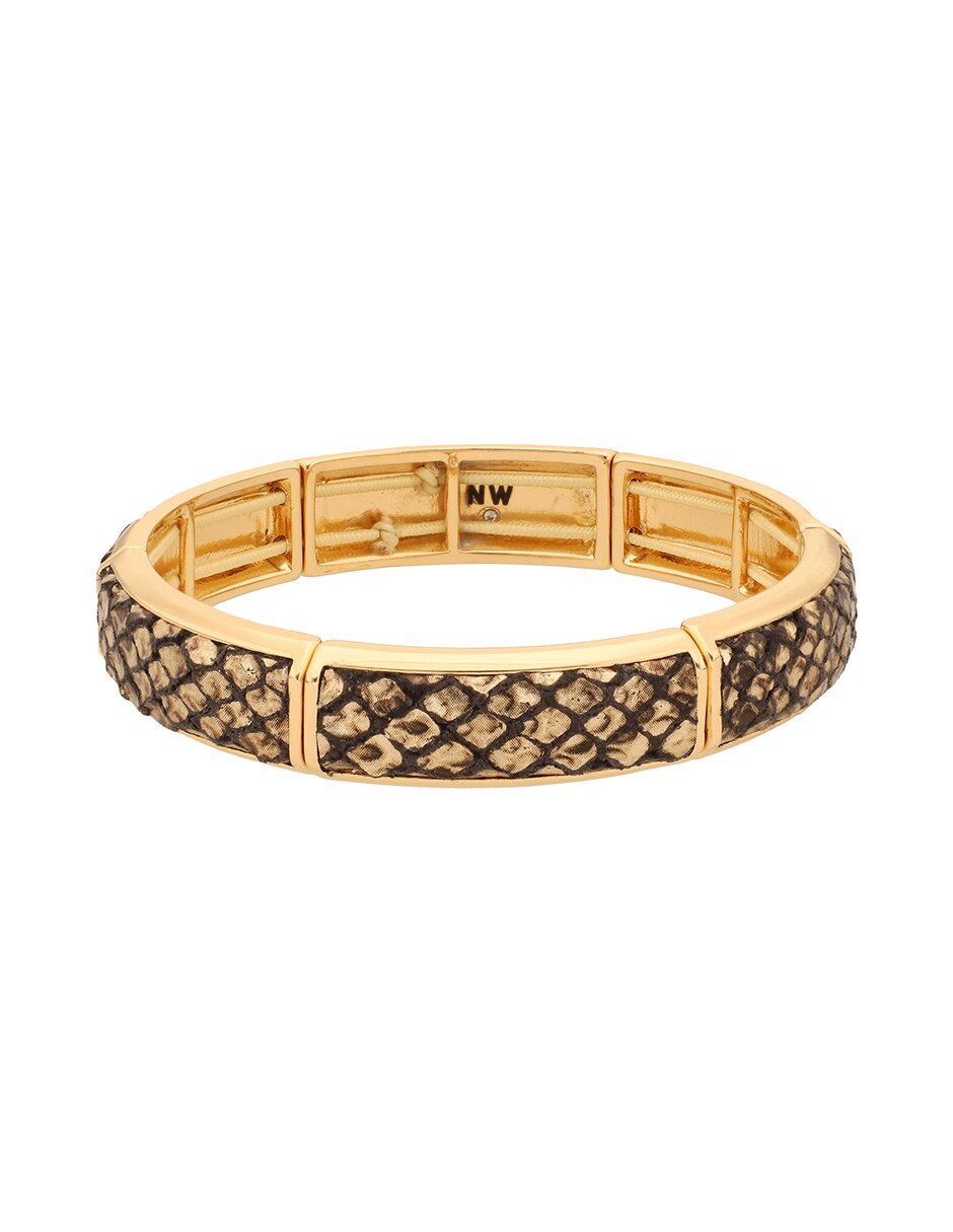 Pulsera con Metallic Textured Color acabado pulido 2