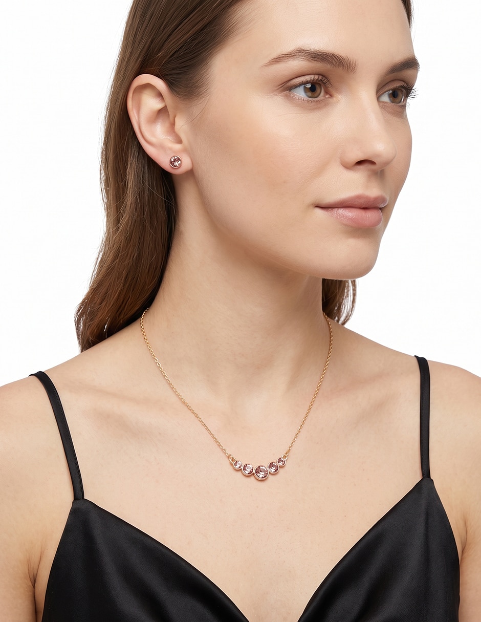 Aretes y collar box cristal 2