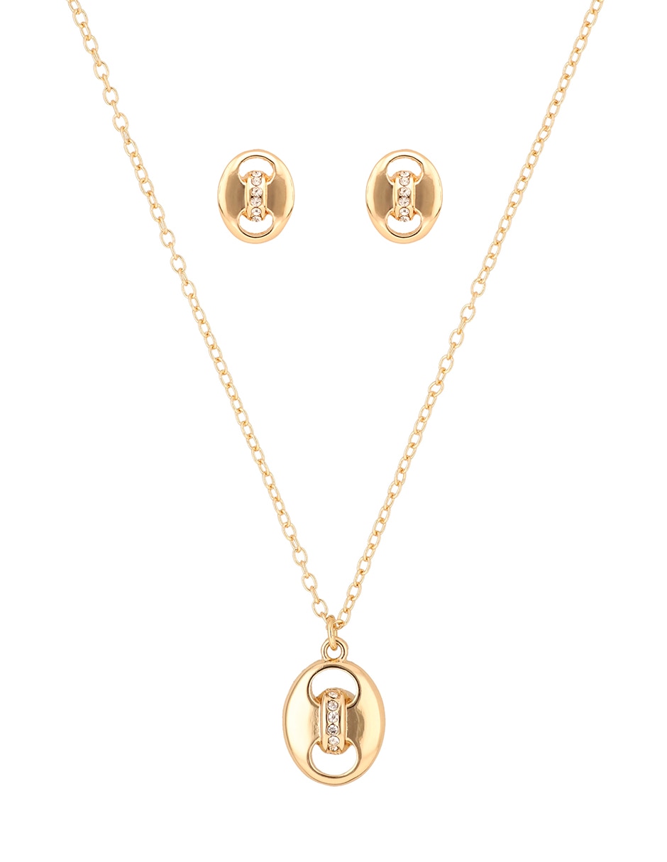 Aretes y collar box cristal 3