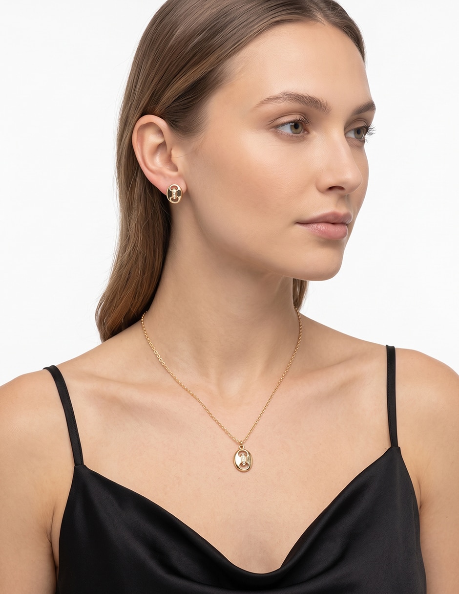 Aretes y collar box cristal 2