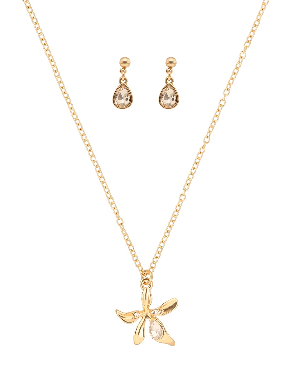Aretes y collar box 4