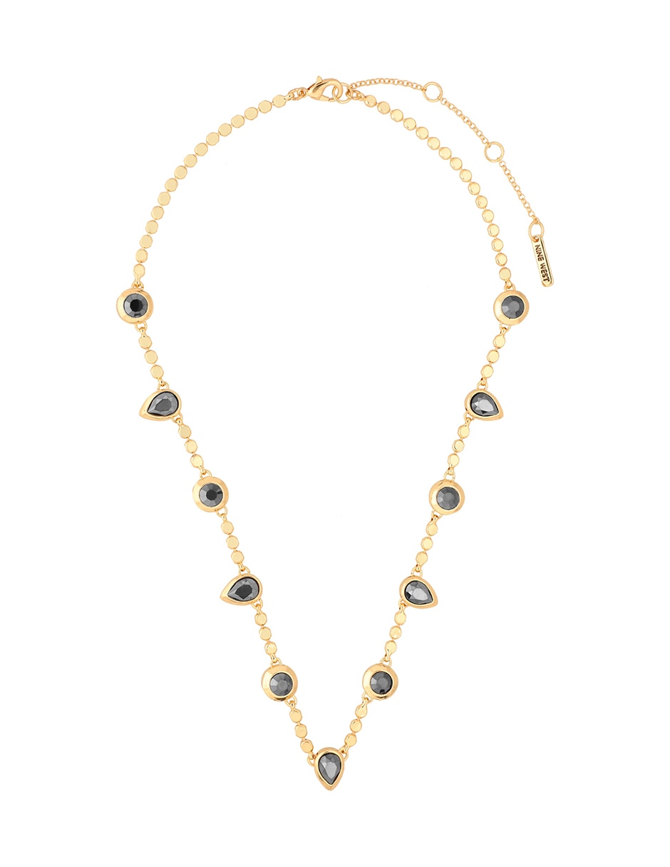 Collar circular Jet Hematite Stones Collar circular Jet Hematite Stones