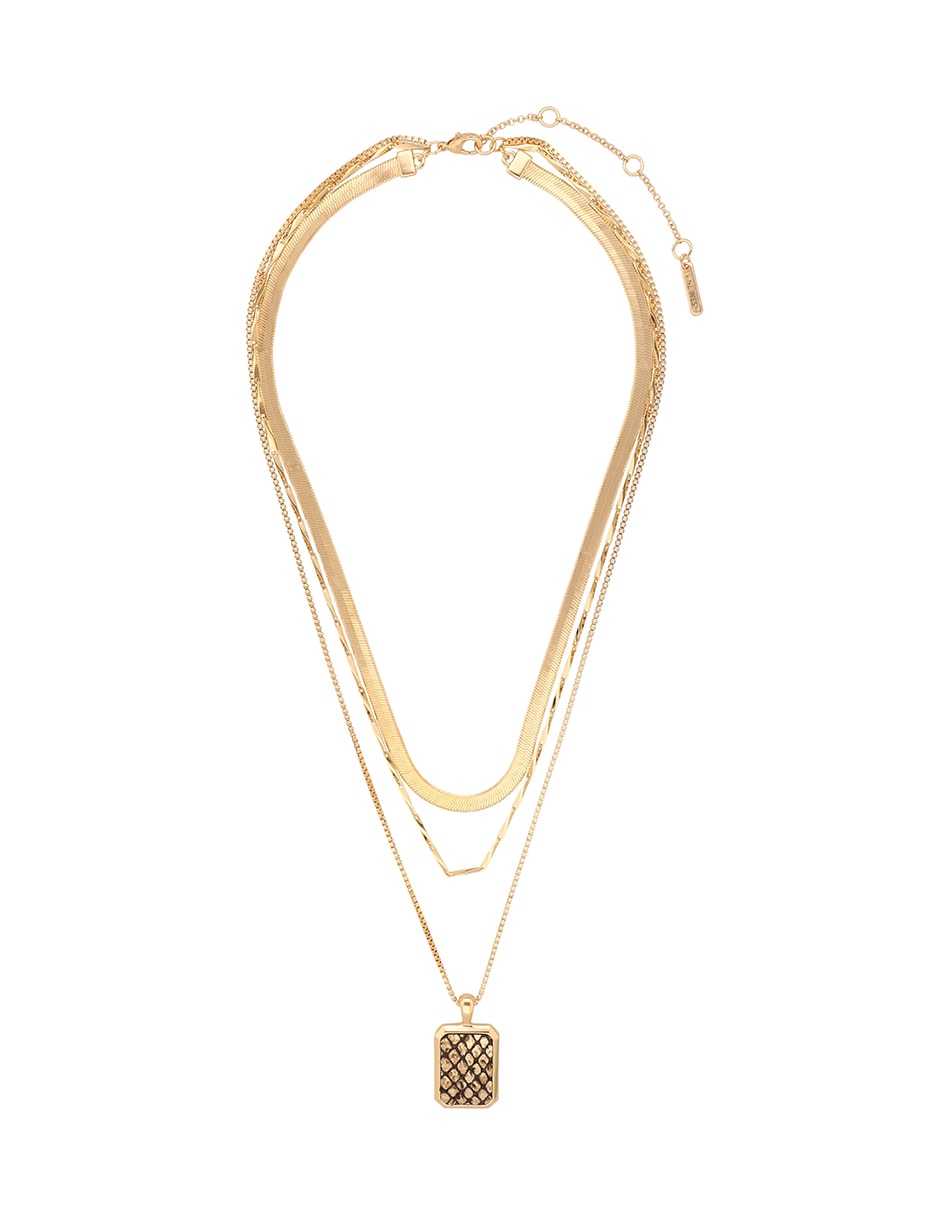 Collar Metallic Textured Color