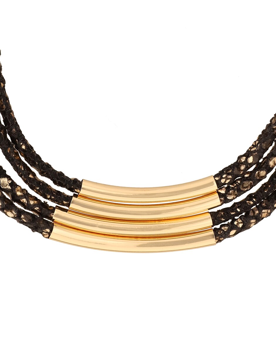 Collar circular Metallic Textured Color 2