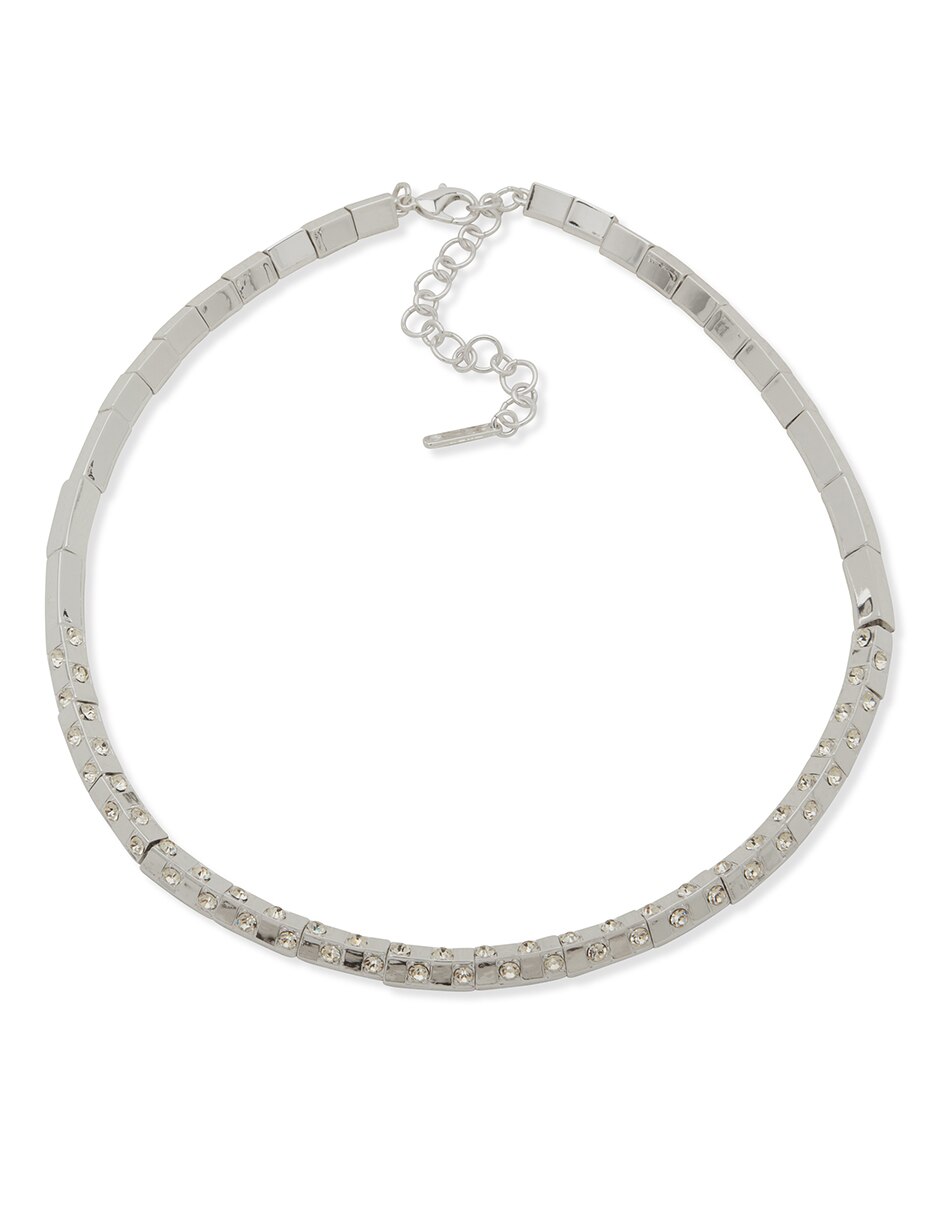 Collar checkered crystal