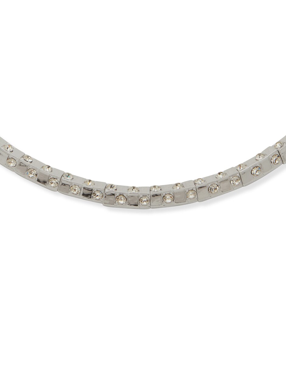 Collar checkered crystal 3
