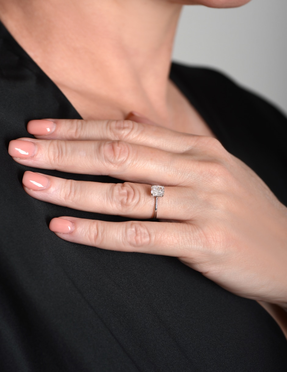 Anillo P 925 de plata zirconia brillante