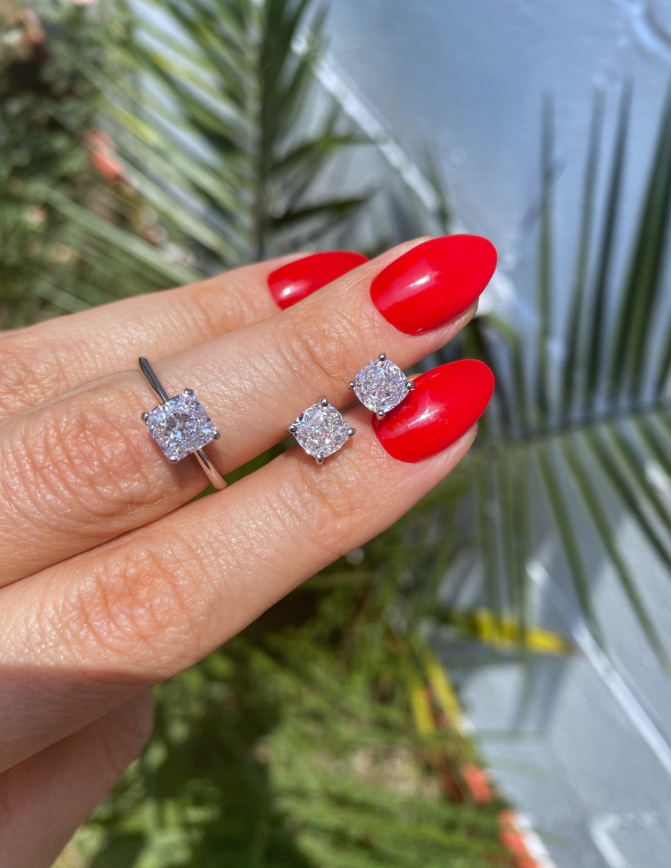 Anillo P 925 de plata zirconia brillante 6