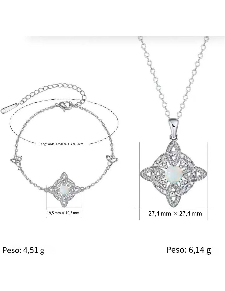Collar y pulsera p 925