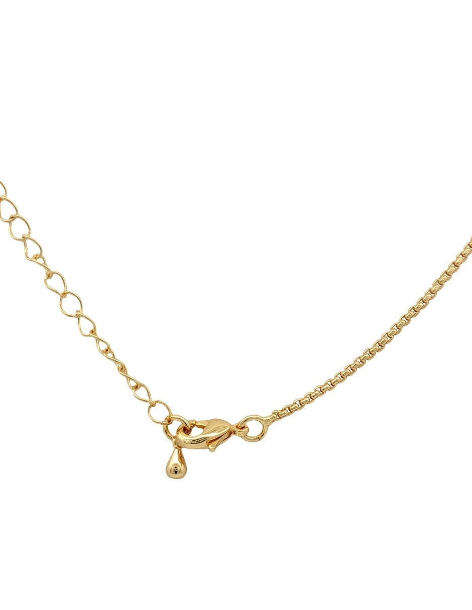 Gargantilla San Benito acabado chapa de oro 18 K 3