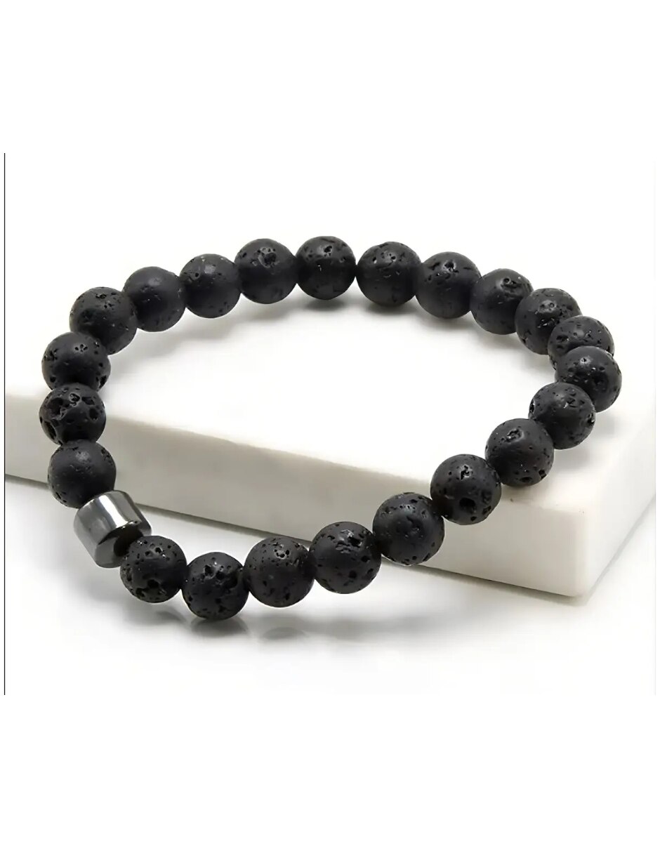 Pulsera de piedra volcánica