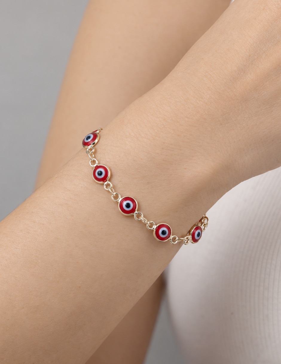 Pulsera de oro laminado con 18 k 3