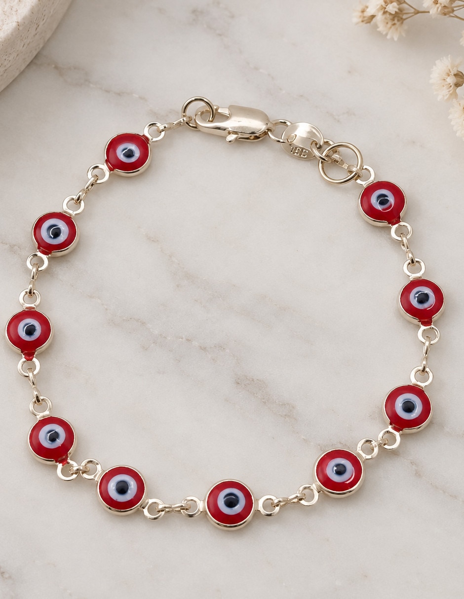 Pulsera de oro laminado con 18 k 2