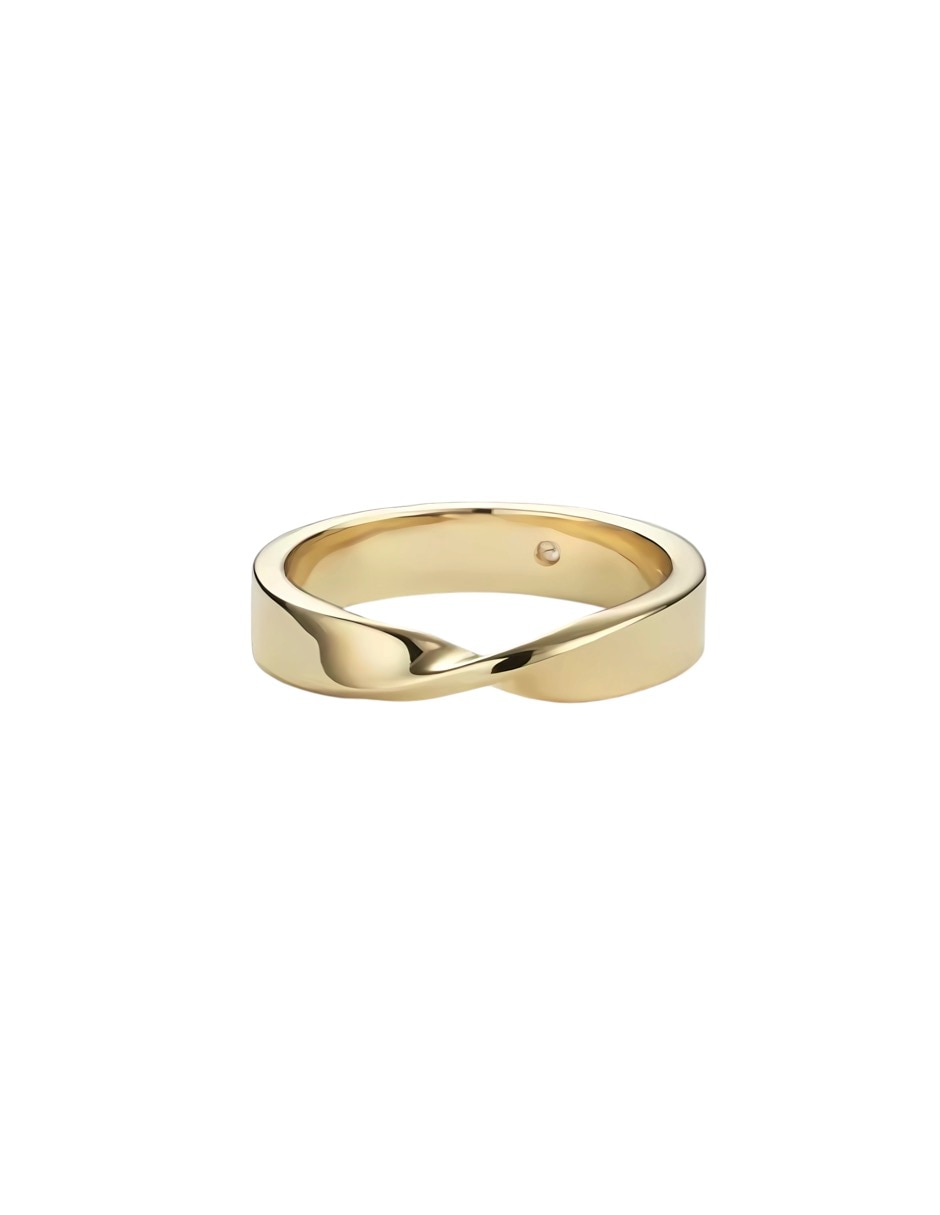 Anillo p 925 de plata brillante